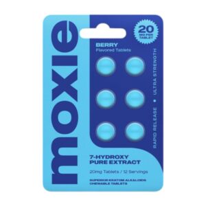Moxie 7-OH Pure Extract Flavored Tablets 6ct x 20mg - Berry