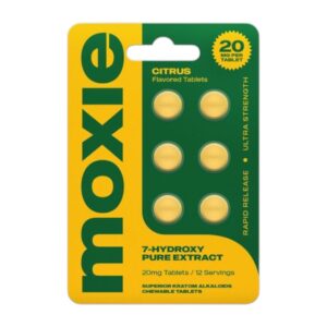 Moxie 7-OH Pure Extract Flavored Tablets 6ct x 20mg - Berry
