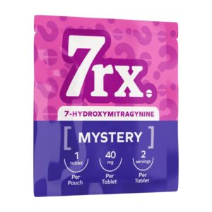 7RX Flavored Tablets 40mg - Blue Razz, 1ct