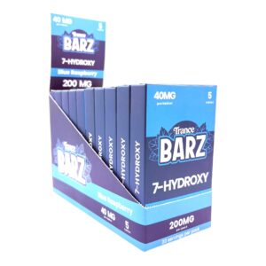 Trance BARZ 7-OH Flavored Tablets 40mg - Blue Raspberry, 5 Count