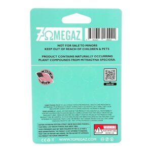 7omegaz 26mg tablets packaging back