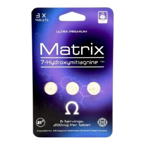 single pack of Matrix 7-OH Fruit Punch 6ct x 20mg Tablets