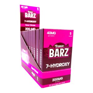 Trance BARZ 7-OH Flavored Tablets 40mg - Blue Raspberry, 5 Count