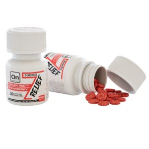 On7 Pseudo Red Relief Chewable Tablets Strawberry - 10mg