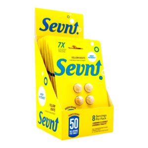 An image of SEVN Yellow Boats Counter Packaging
