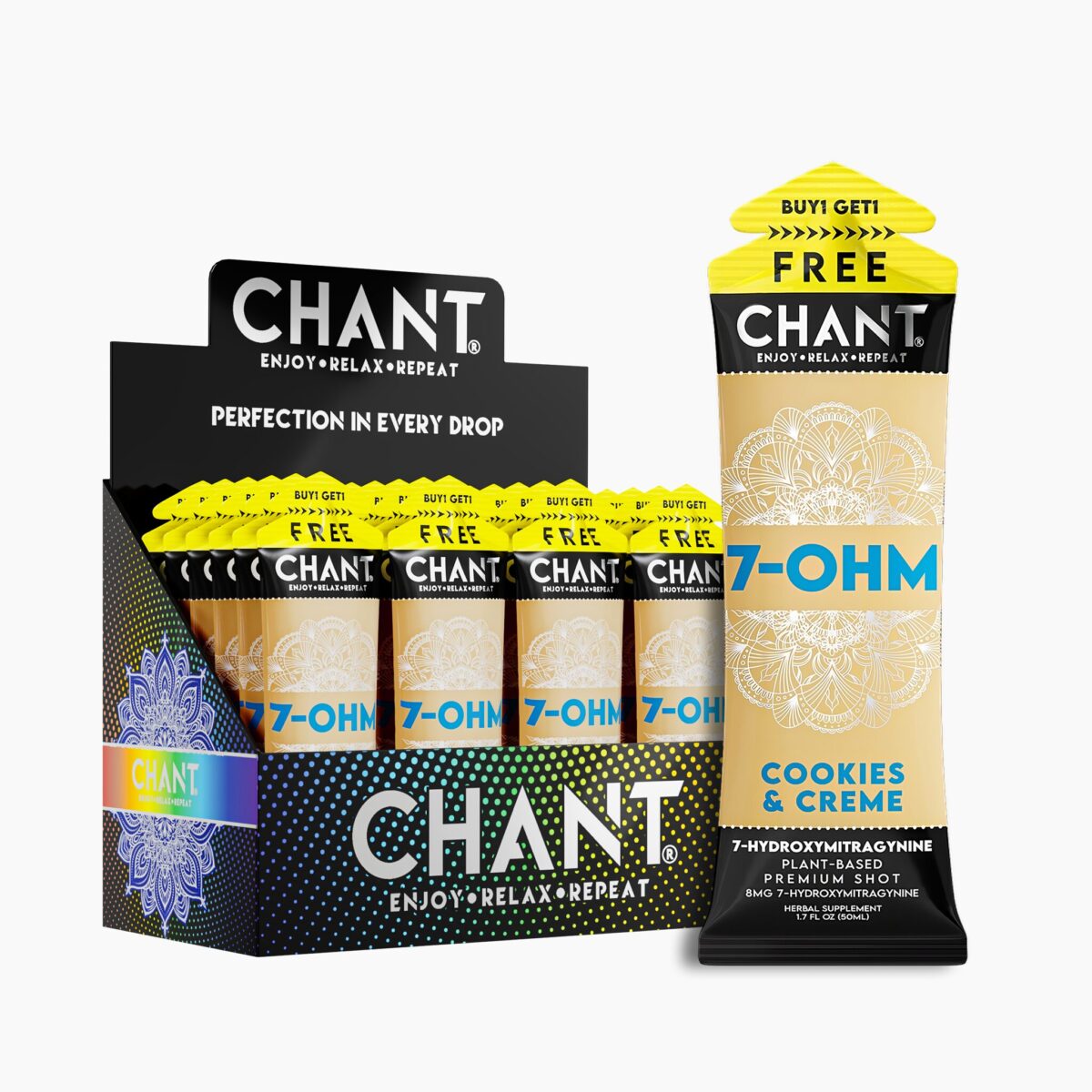 Chant Kava Shot Pina Colada 75mg x 50mL Buy 1 Get 1 Free