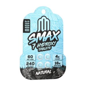 SMAX 7-OH Flavored Tablets 60mg x 4ct - Blue Raspberry
