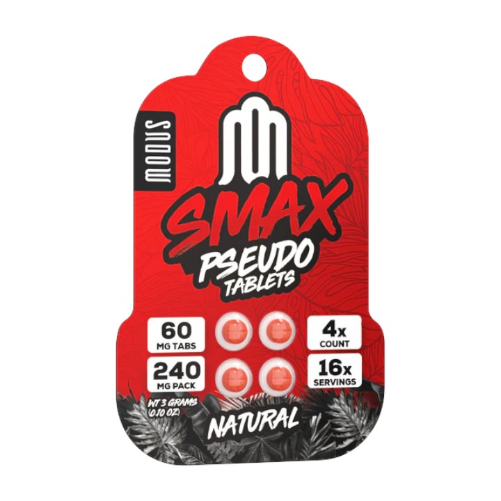 SMAX 7-OH Flavored Tablets 60mg x 4ct - Blue Raspberry