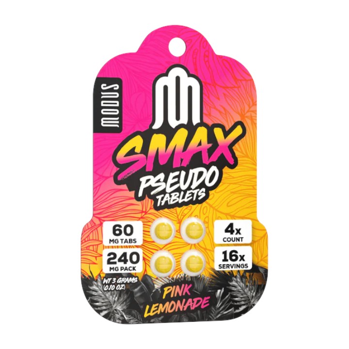 SMAX 7-OH Flavored Tablets 60mg x 4ct - Blue Raspberry