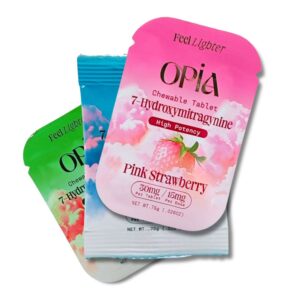 three packs of OPiA 7-OH HP Tablets 30mg