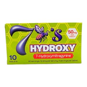 single box of 7 Bee's Hydroxy 7-OH Tablets 50mg 10ct