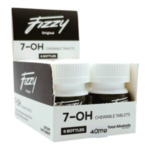 display case of Fizzy 7-OH 50mg x 30ct