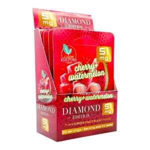 display box of Kratom Kulture 7-OH Black Diamond 81mg - 5 Count (20 Servings)