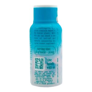 back of bottle of OPiA 7-OH HP Flavored Shots 60mg x 30mL