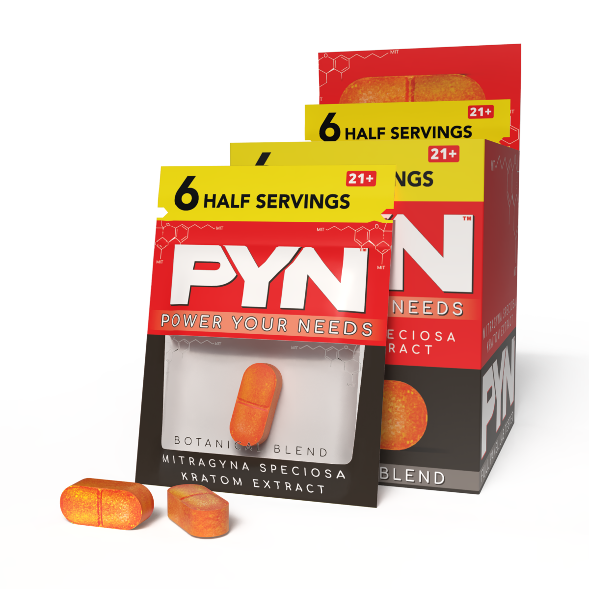 PYN Kratom Extract Tablets - 3ct
