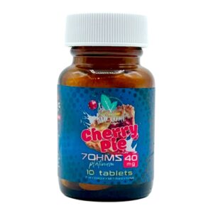 An image of Kratom Kulture Cherry Pie 40mg tablets