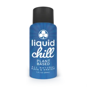 An image of a Club 13 Liquid Chill blue bottle