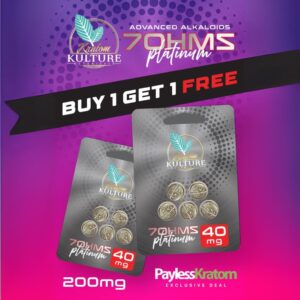 Kratom Kulture 7OHMZ Platinum 40mg - Buy 1 Get 1