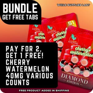 Kratom Kulture 7OH Diamond 51mg – Cherry Watermelon (Bundle)