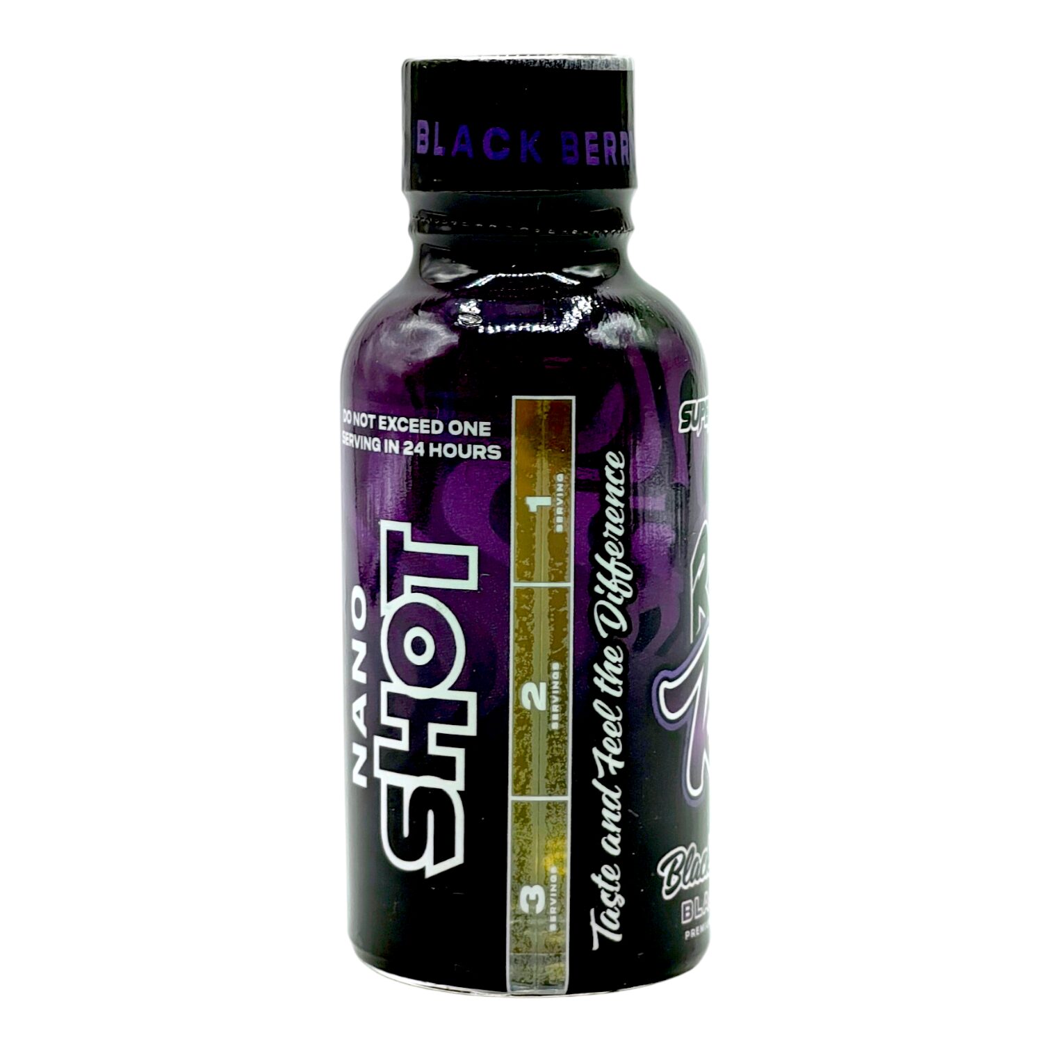 Rave Kratom Black Berry Blacked Out Shot 250mg 30mL (Bundle) 2 FOR 1 - Image 2