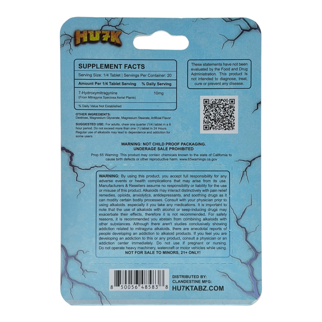 HU7K 7OH Tablet Smashers Blend Flavored 40mg - Image 5