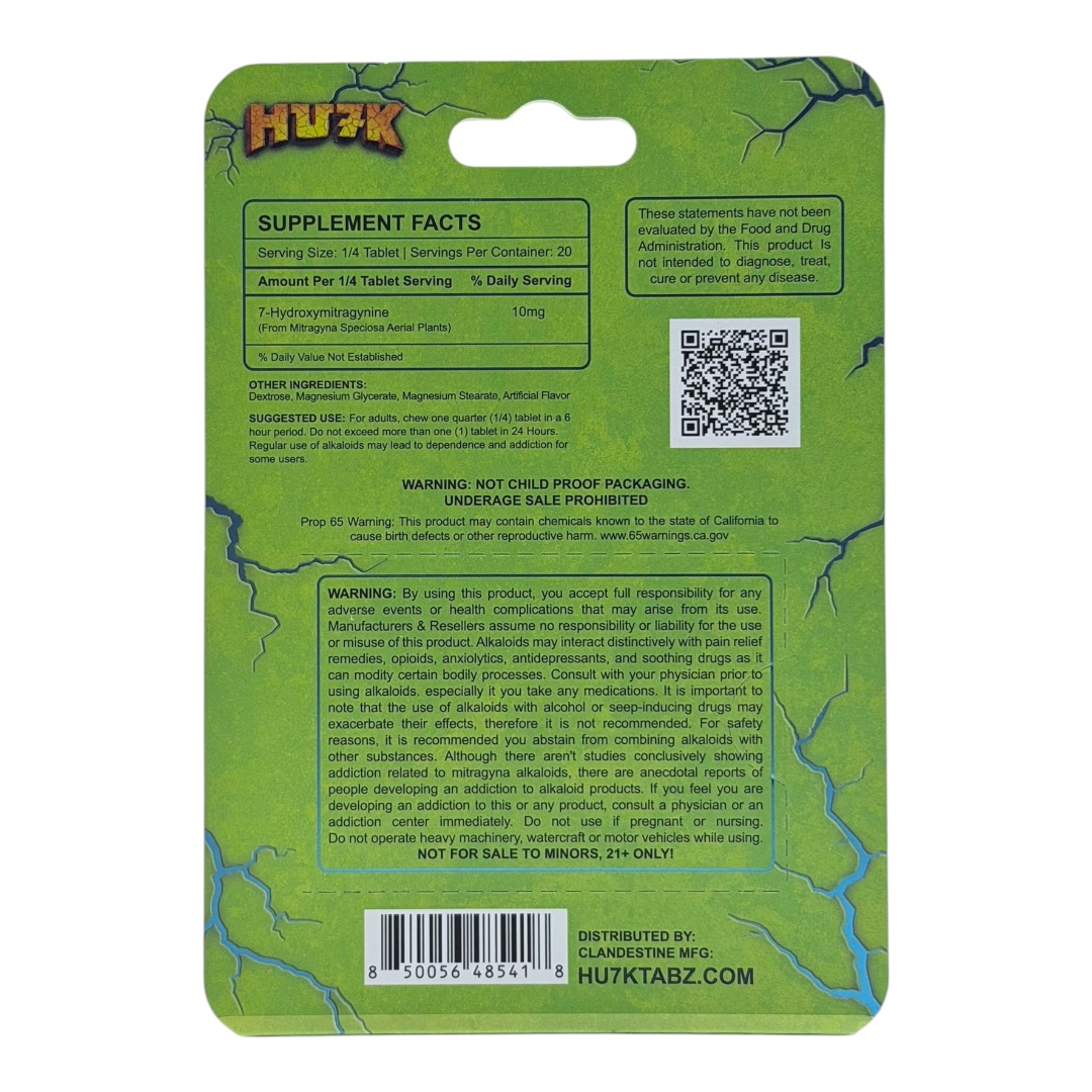 HU7K 7OH Tablet Smashers Blend Flavored 40mg - Image 3