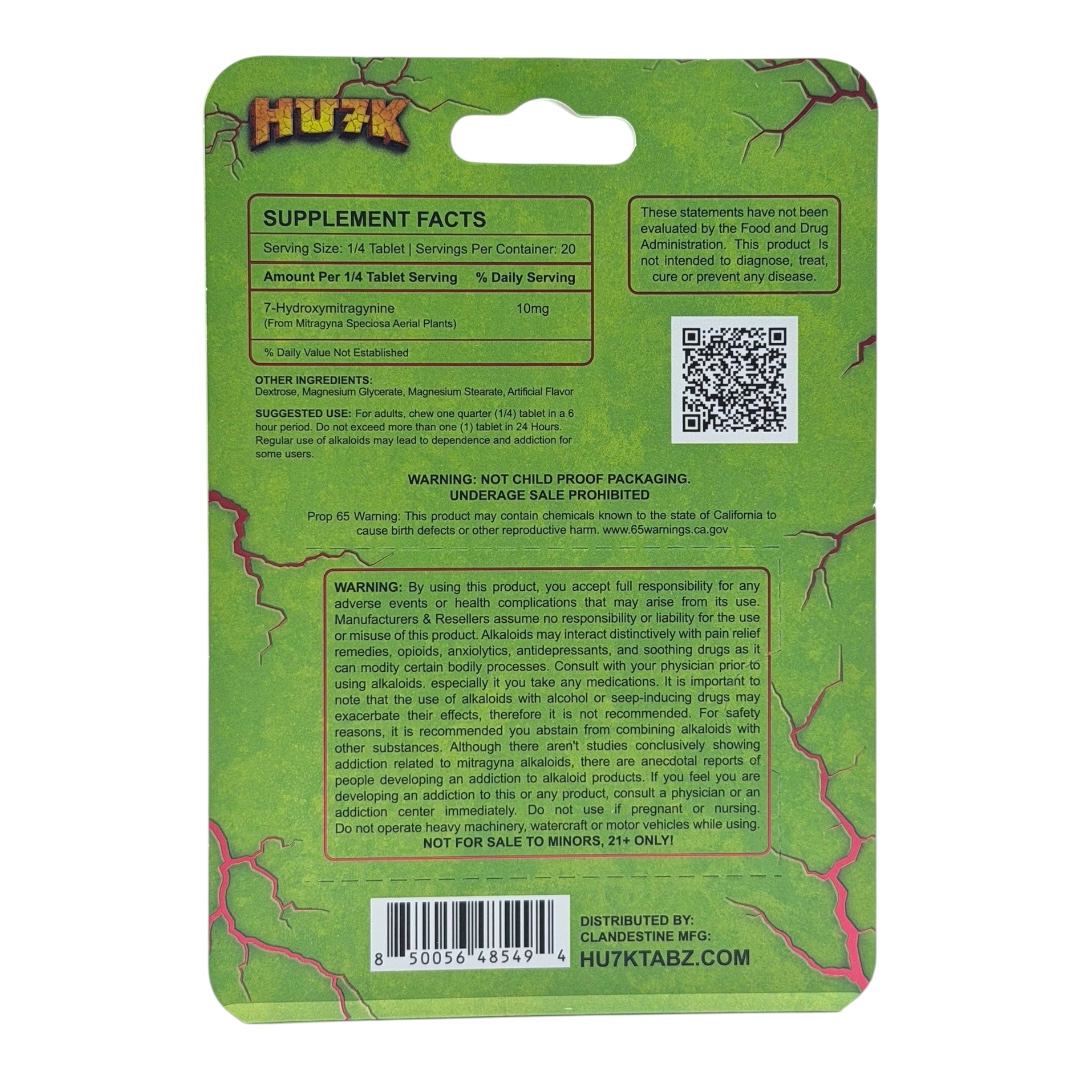 HU7K 7OH Tablet Smashers Blend Flavored 40mg - Image 9