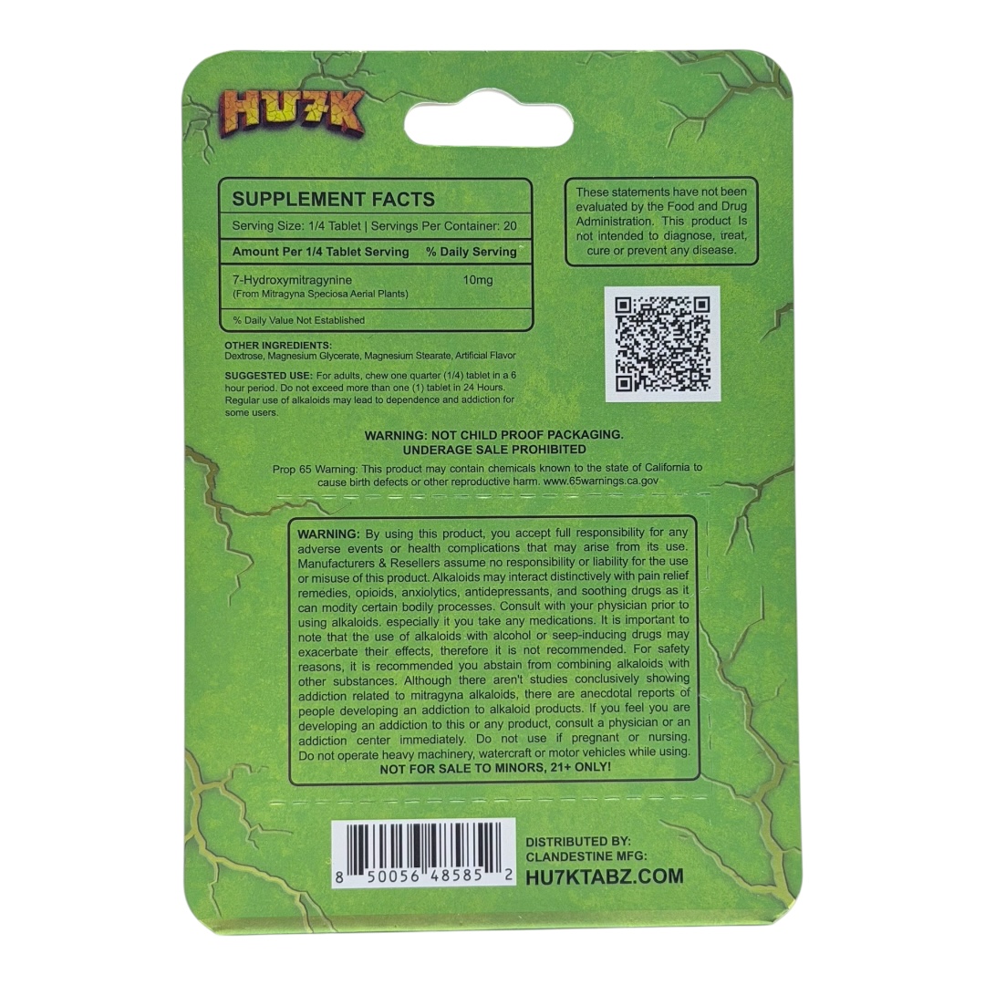 HU7K 7OH Tablet Smashers Blend Flavored 40mg - Image 7