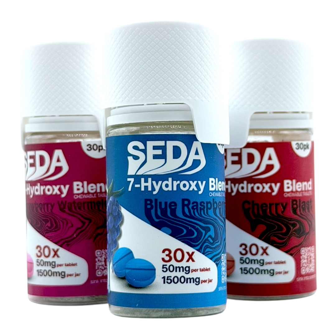 Seda 7-OH Chewable Flavored Tablets 50mg x 30ct