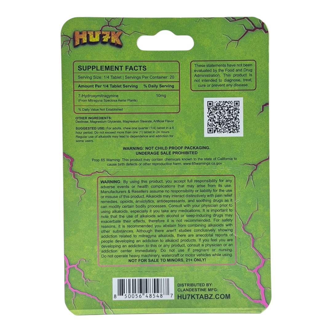 HU7K 7OH Tablet Smashers Blend Flavored 40mg - Image 11