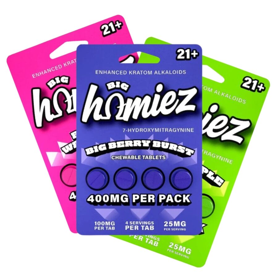 Big Homiez Flavored Tablets 4ct x 100mg