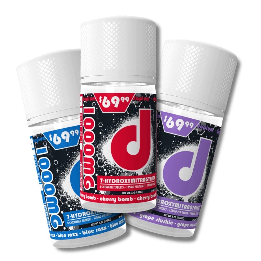 dopium 7OH Flavored Tablets 125mg x 8ct