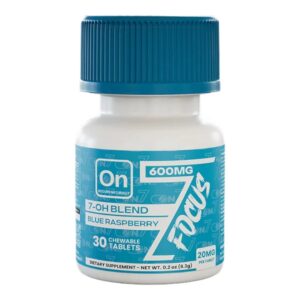 ON7 7OH Blend Focus Scripts Tablets, 20MG X 30CT, Blue Raspberry