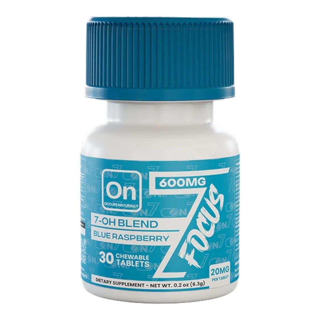 ON7 7OH Blend Focus Scripts Tablets, 20MG X 30CT, Blue Raspberry