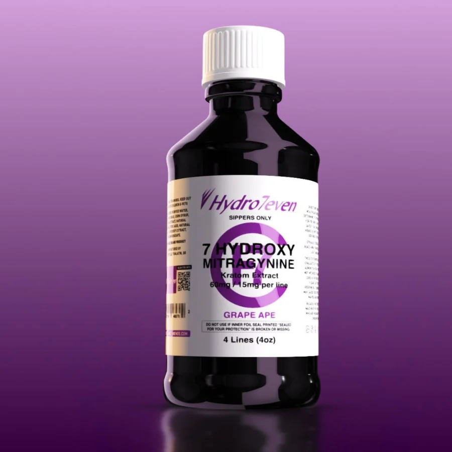 Hydro7even 7 -OH Kratom Extract Flavored Syrup 60mg - Image 7