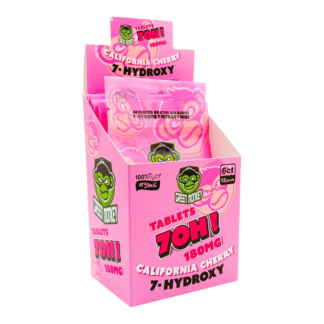 Green Monkey 7-OH Flavored Tablets 30mg x 6ct - Image 5