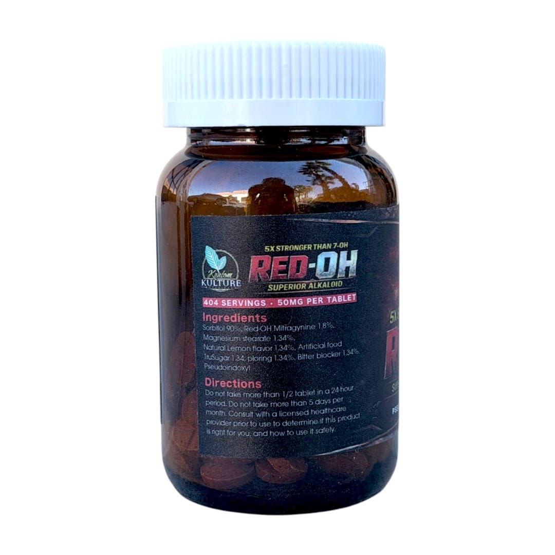 Kratom Kulture RED-OH Tablets 50mg - Image 3