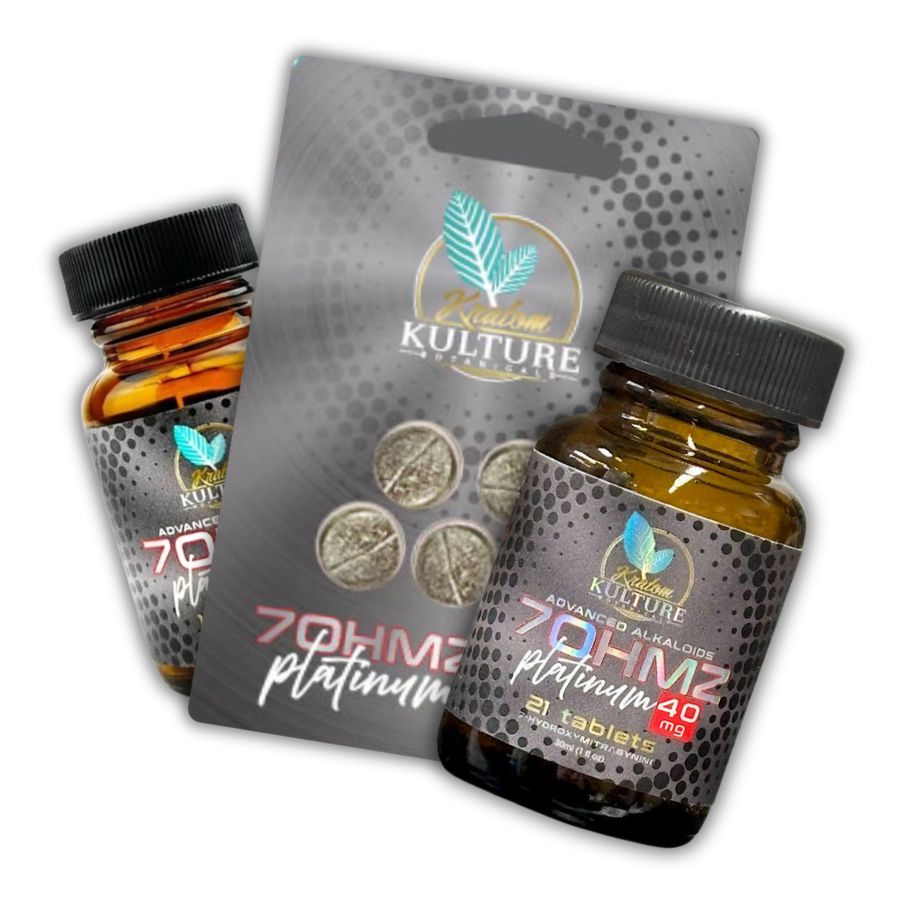 Kratom Kulture 7OHMZ Platinum Tablets 40mg