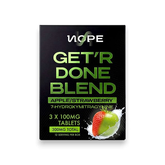 NOPE Get'r Done Blend 7-OH Tablets, 100mg x 3ct - Apple Strawberry