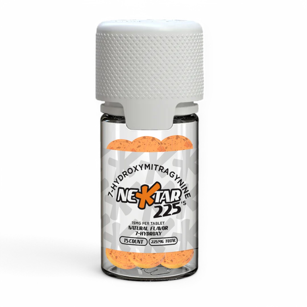 Nektar 225's 7-OH Tablets Natural, 15mg x 15ct