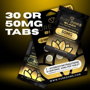 PURE OHMS Black 7-OH Tablets