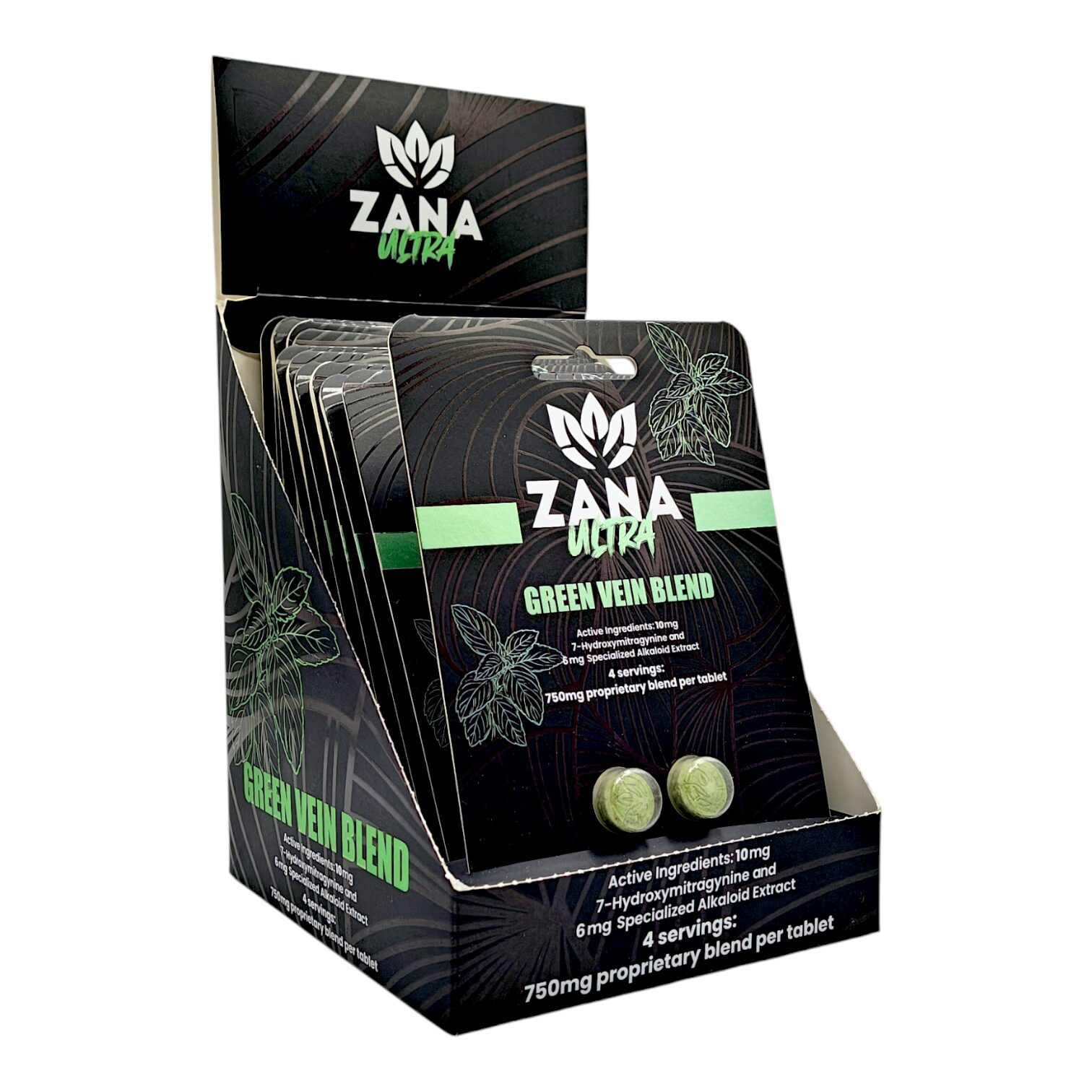 Zana Ultra Green Vein Tablets, 2ct - Image 3