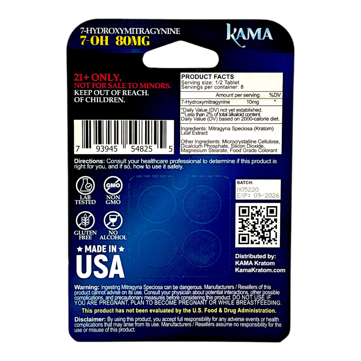 KAMA 7-OH Tablets 80mg - Image 4