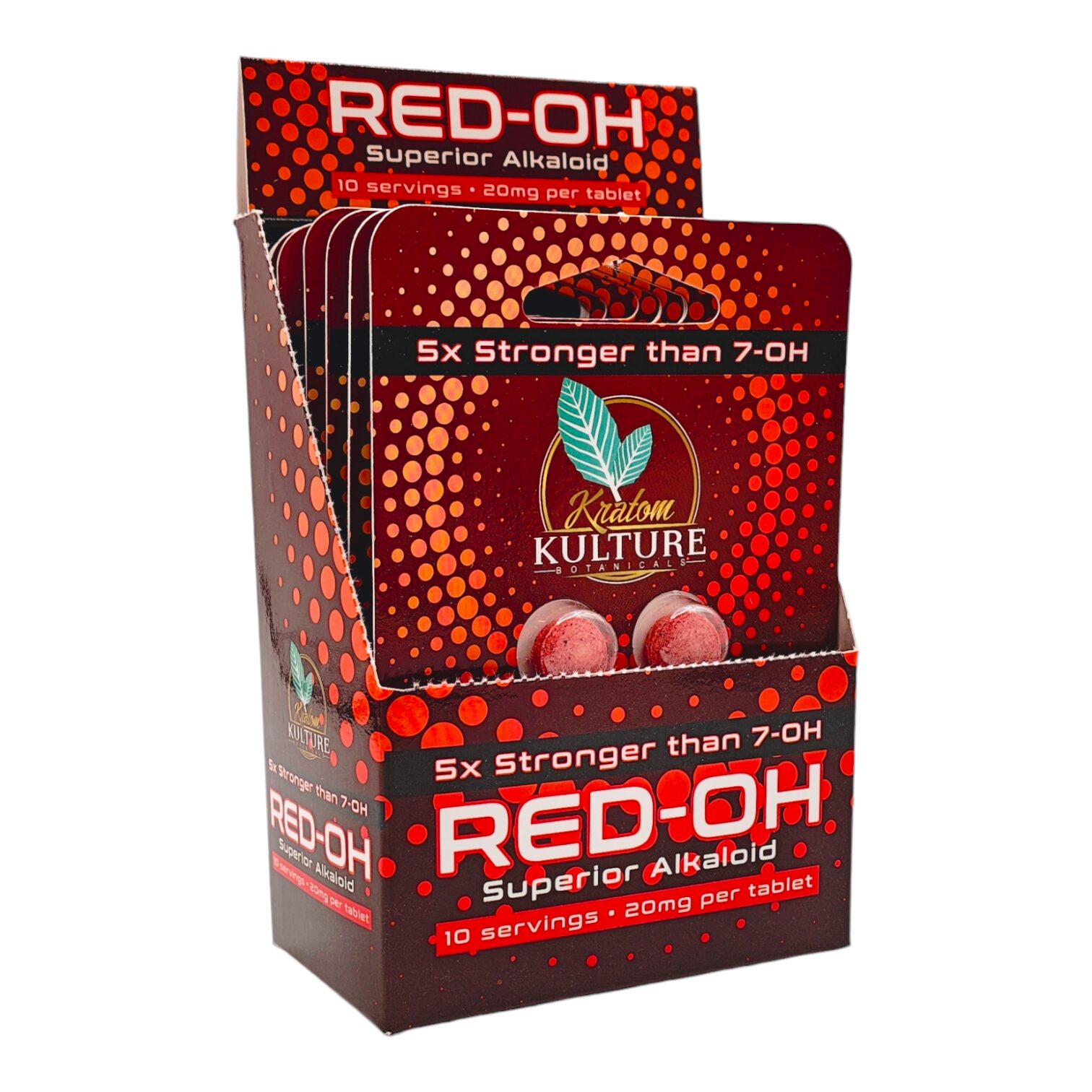 Kratom Kulture RED-OH Tablets 20mg - Image 2