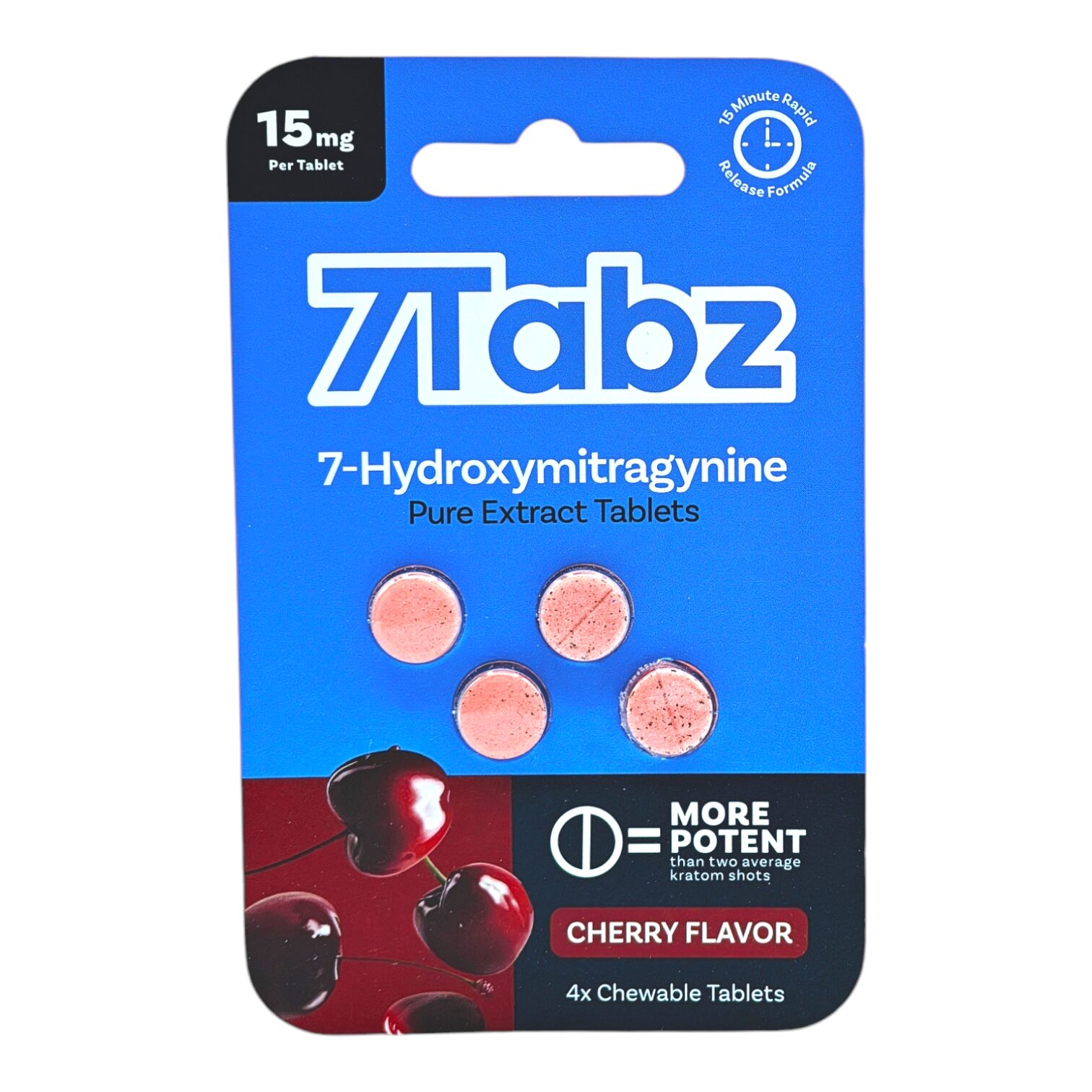 7Tabz 7-OH Kratom Extract Tablets Cherry