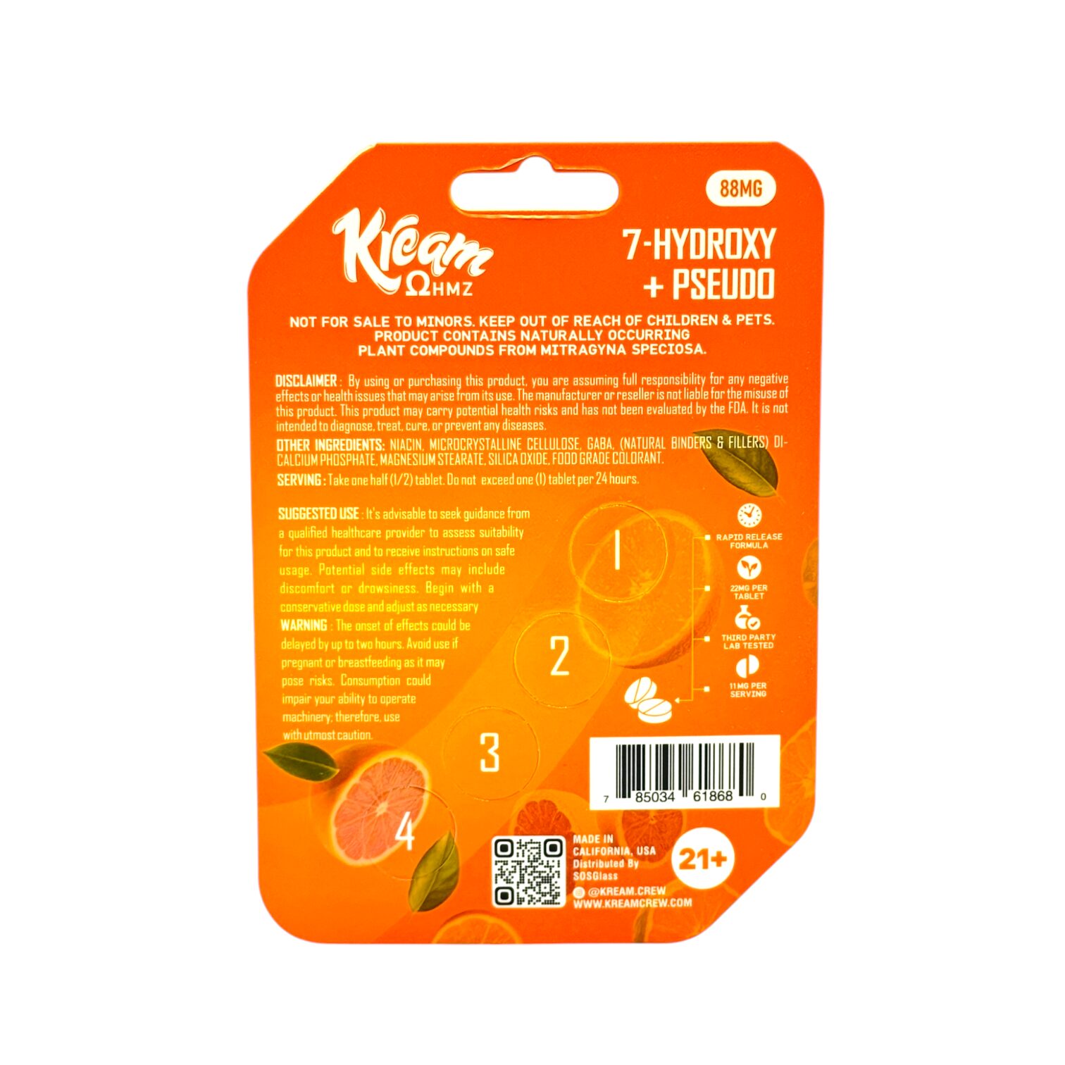 Kream 7-OH Pseudo Tablets 30mg - Image 6