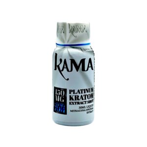 Kama 7-OH Platinum Kratom Extract Shot, 150mg Kratom 45mg 7-OH 30mL