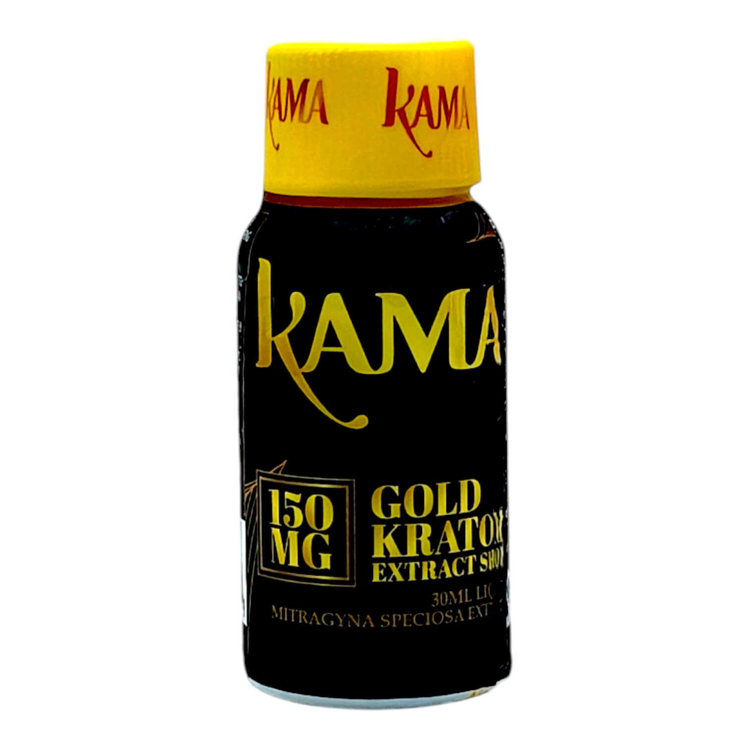 Kama Gold Kratom Extract Shot, 150mg, 30mL