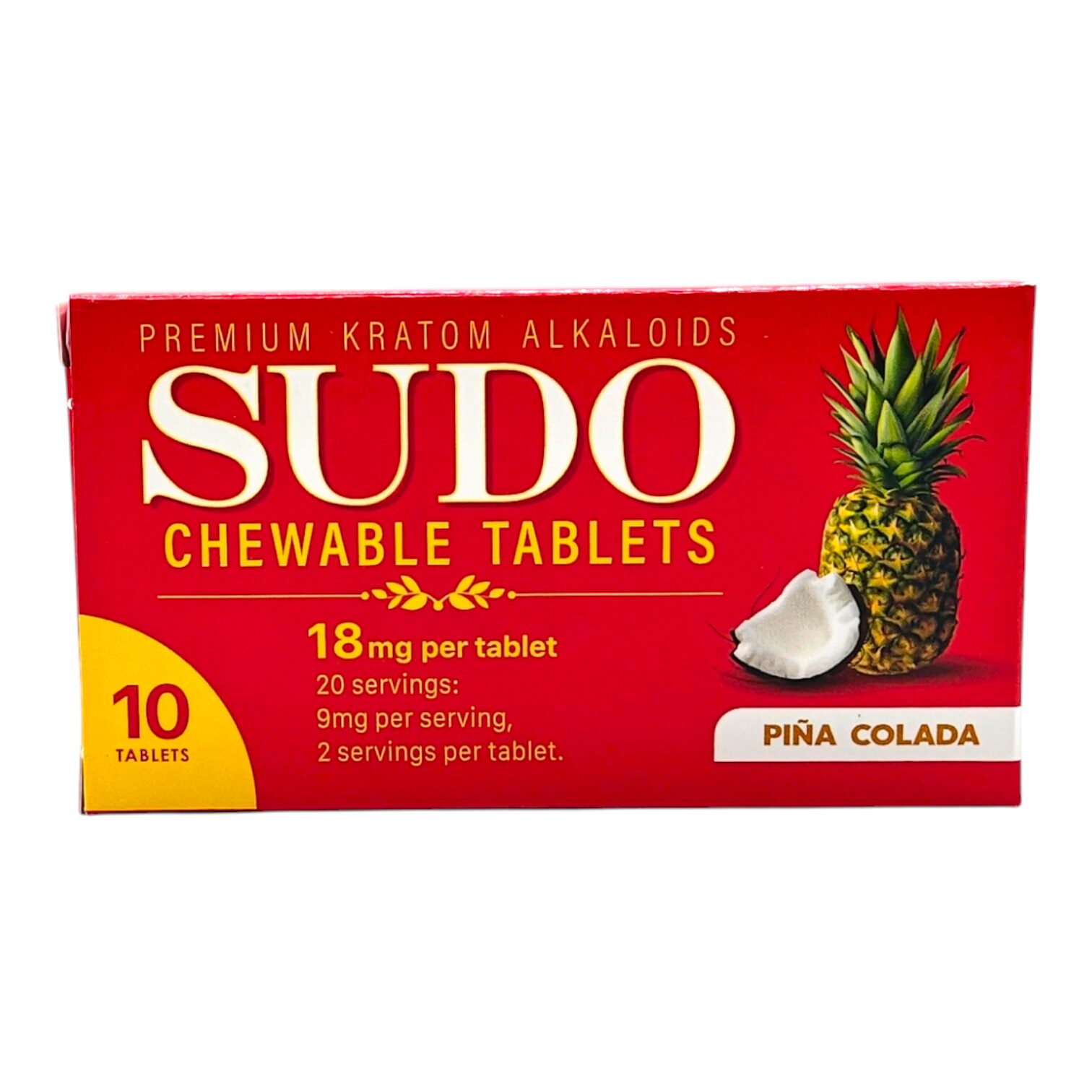 Sudo Kratom Chewable Tablets 18mg 10ct - Image 3