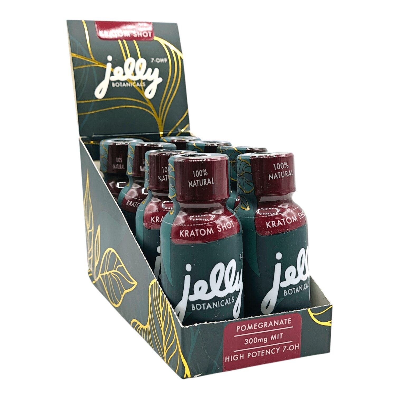 Jelly Botanicals 7-OH9 Kratom Shot 300mg MIT 60mL - Image 2